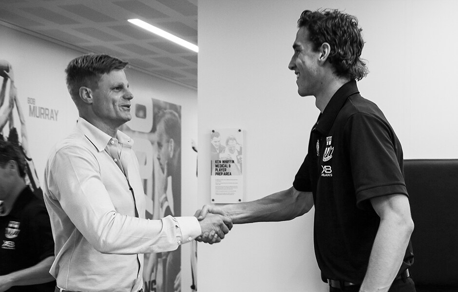 RooMax-h.jpg St Kilda legend Nick Riewoldt is eager to see what the Saints can produce in Season 2019. - Nick Riewoldt,Max King